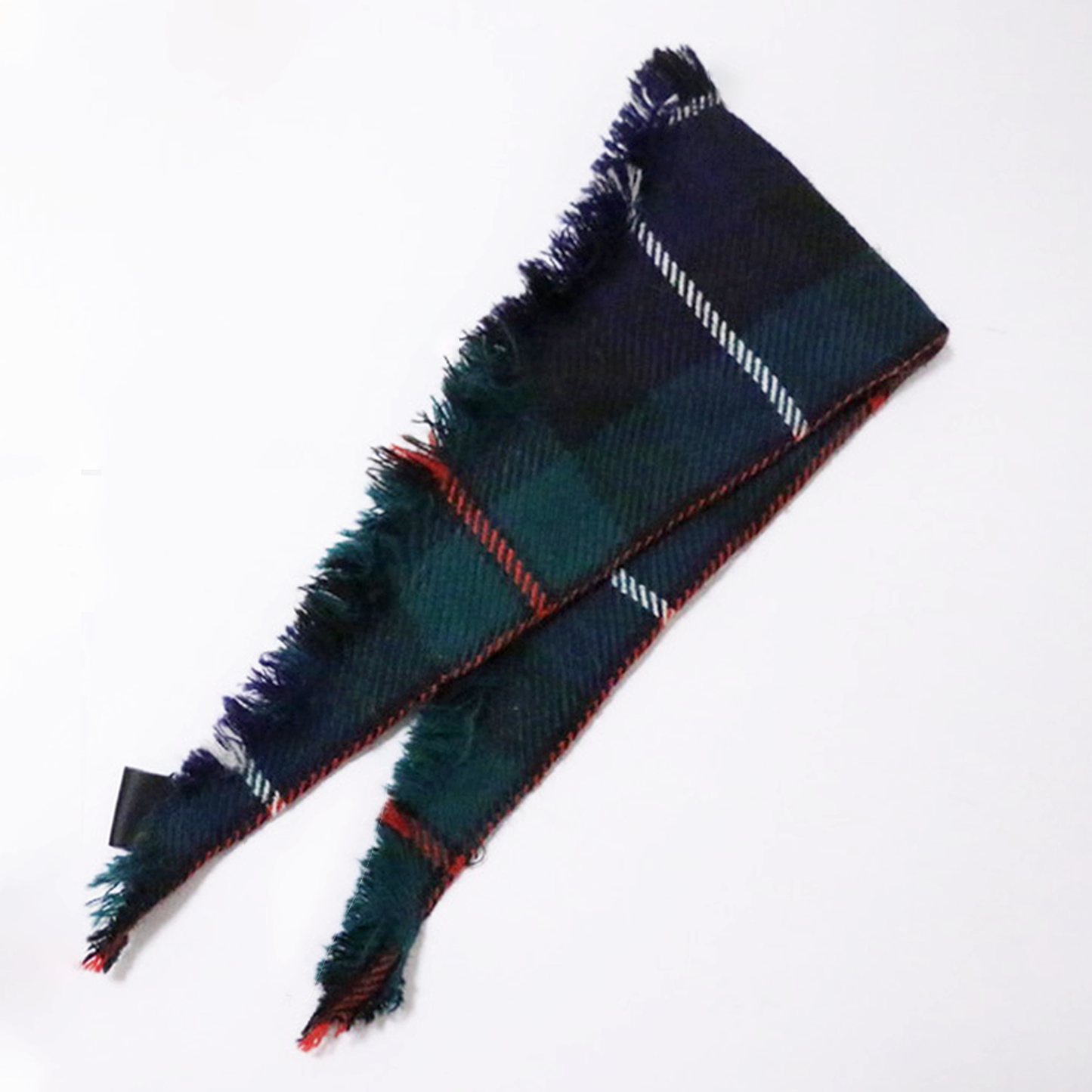 FRINGE CHECK SCARF