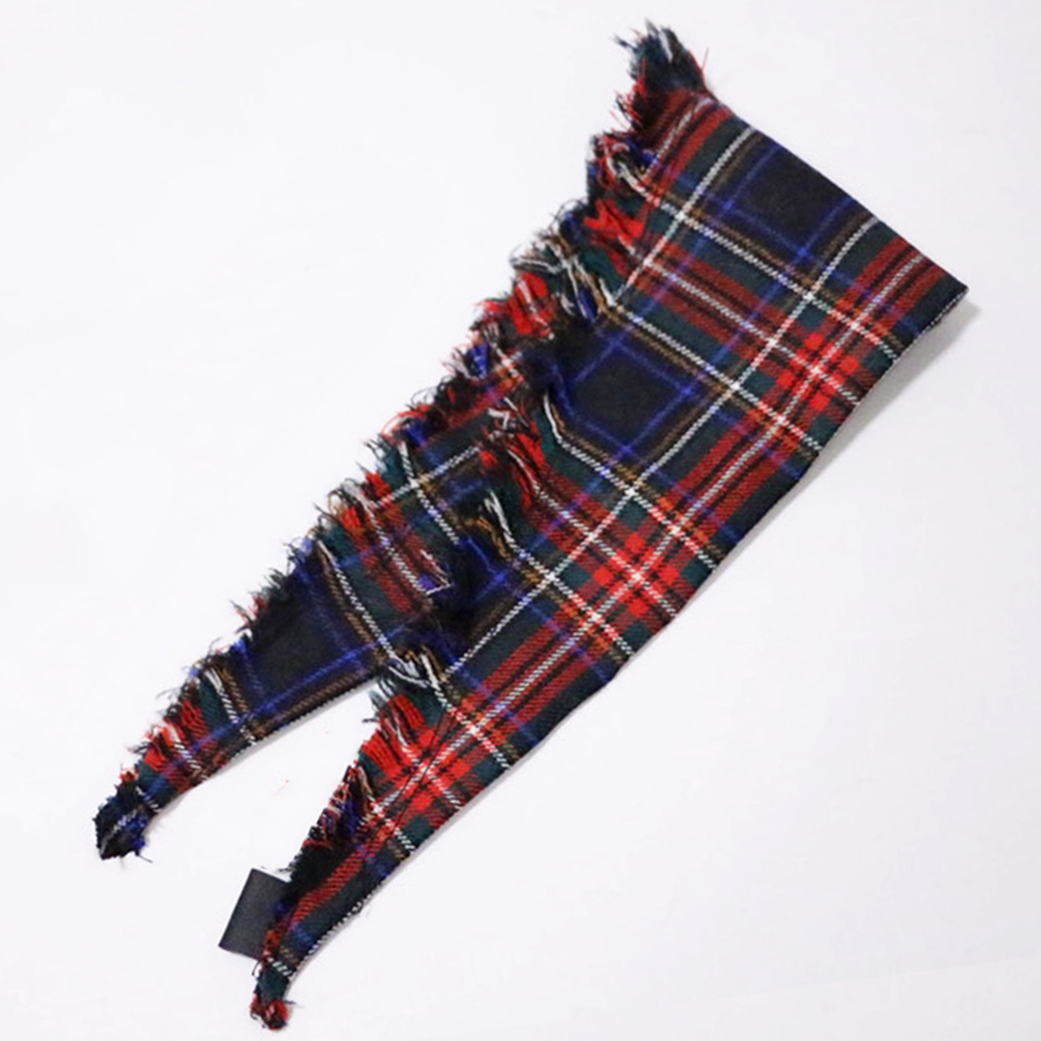 FRINGE CHECK SCARF