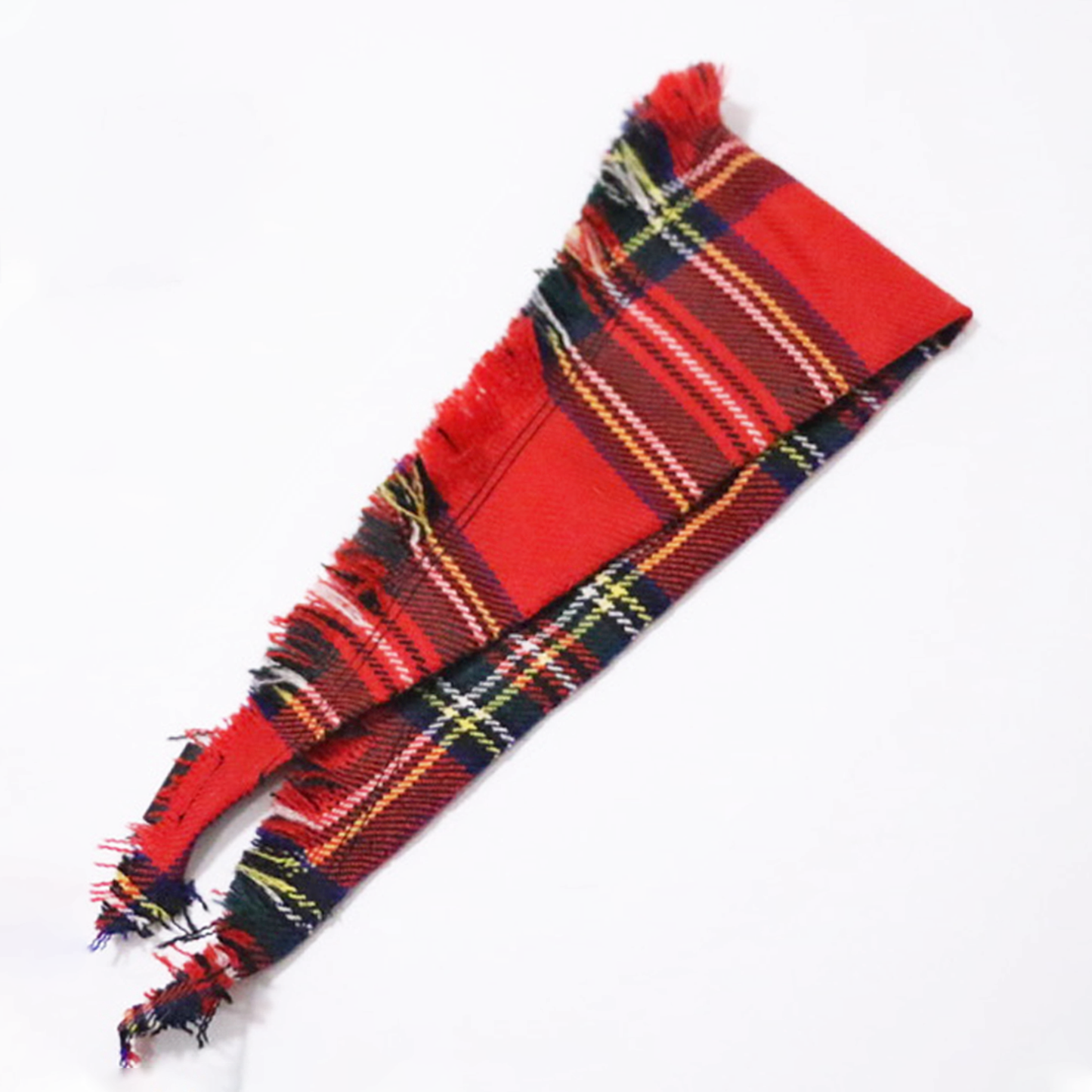 FRINGE CHECK SCARF