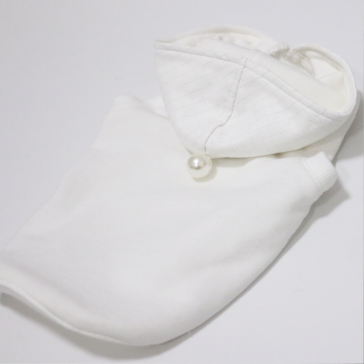 QUILTED HOOD PEARL TANK